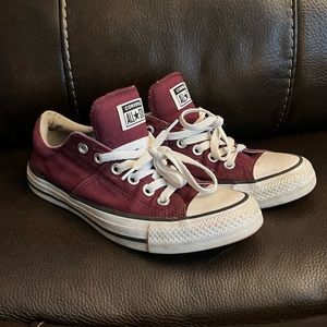 Burgundy Converse